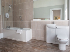 En-suite facilities are provided with complimentary toiletries
